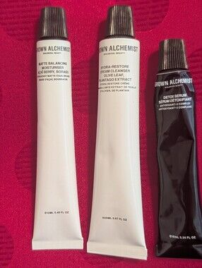 Grown Alchemist Moisturizer Cleanser And Serum Travel Size Bundle
